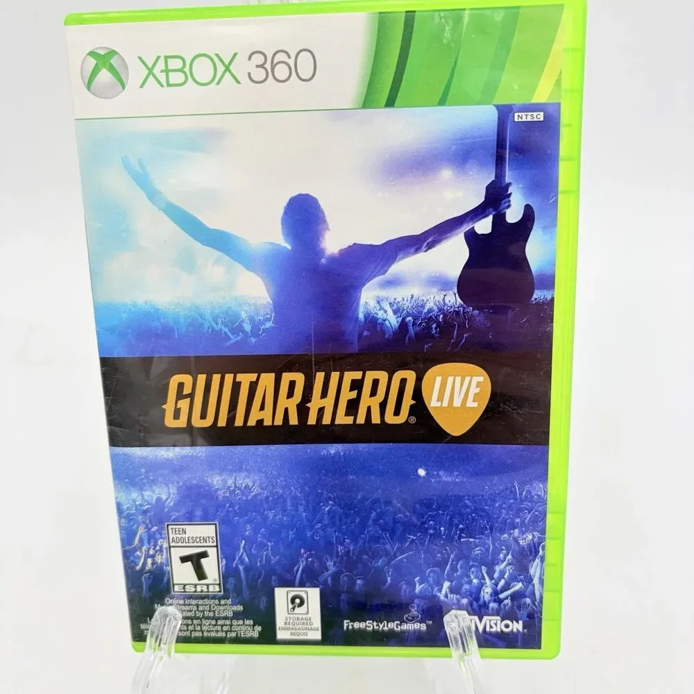 Guitar Hero Live (Xbox 360, 2015) - 2 Discs Tested Works Perfect.